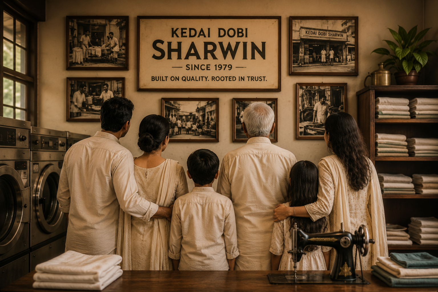 Family dry cleaning business heritage KL